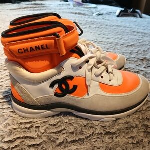 Chanel High Top Trainers Sz 5.5w